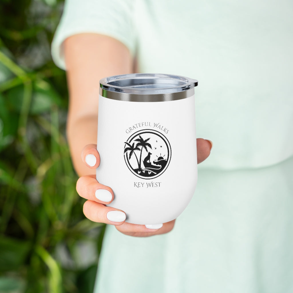 Grateful Walks Key West 12oz Insulated Wine Tumbler
