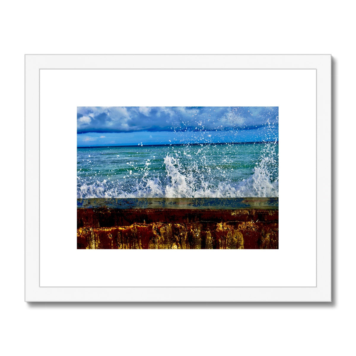 Higgs Beach Framed & Mounted Print