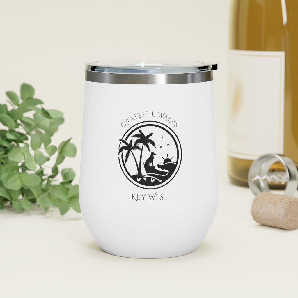 Grateful Walks Key West 12oz Insulated Wine Tumbler
