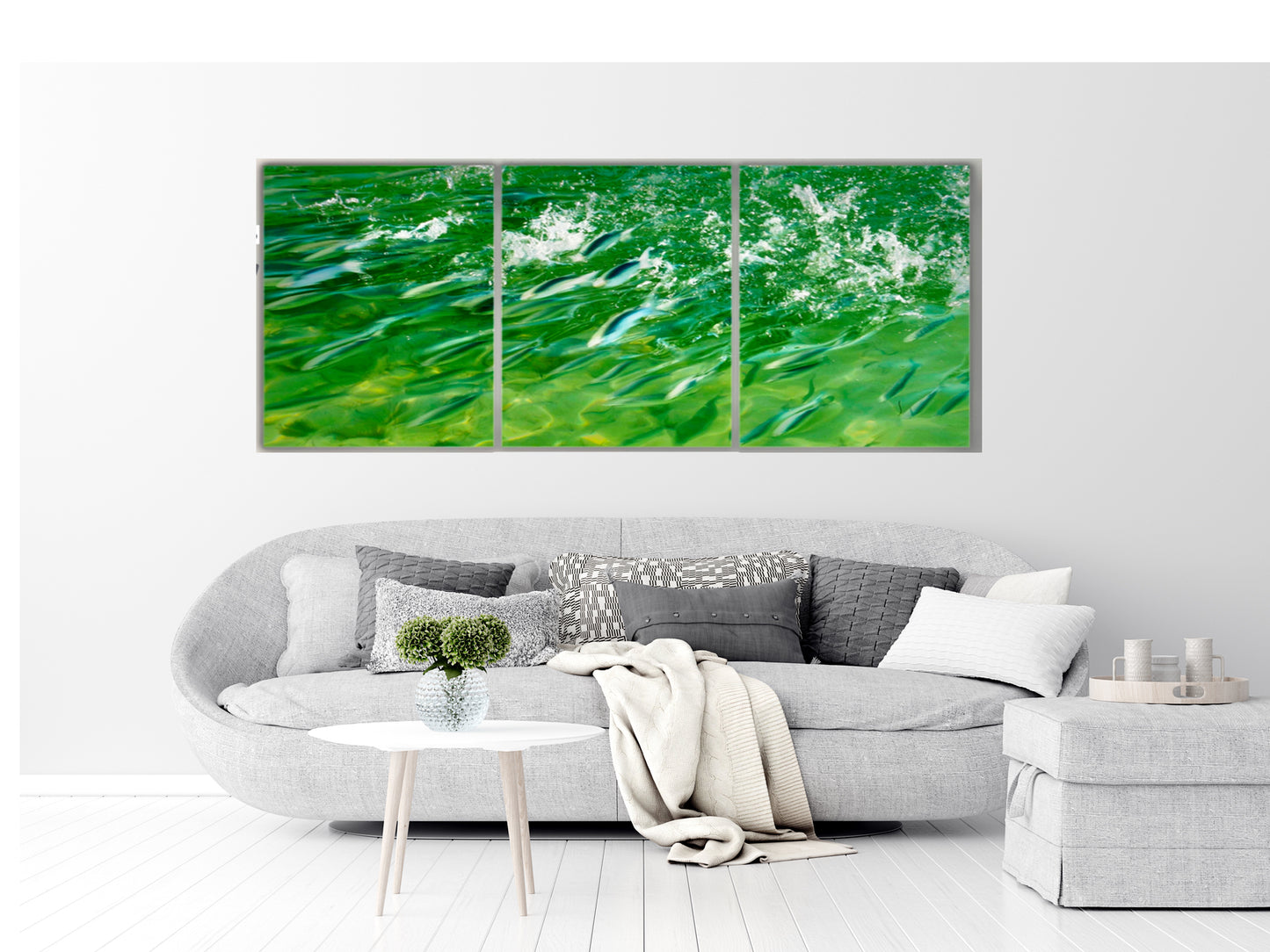 "The common good" three panel canvas