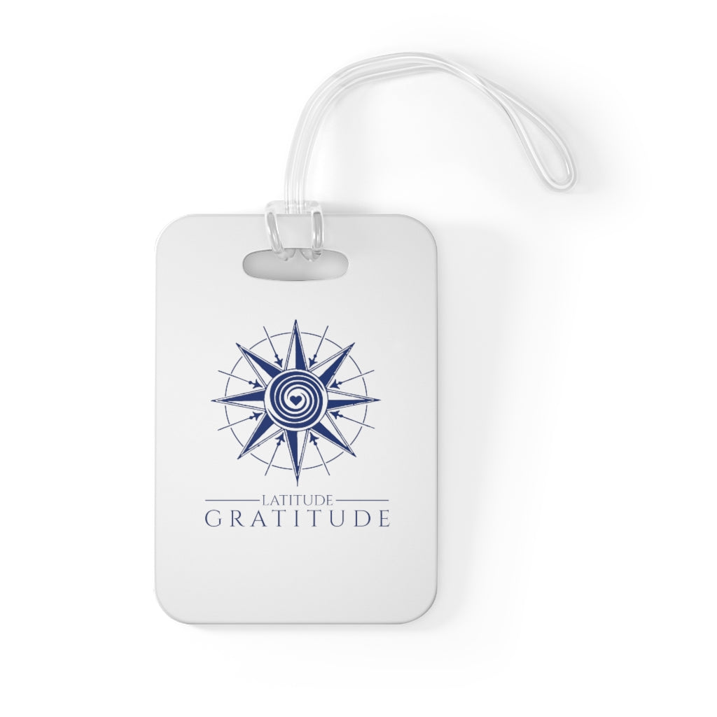 Latitude Gratitude Bag Tag