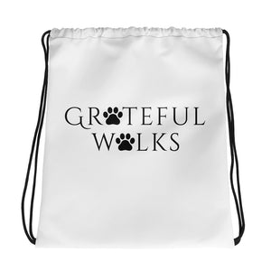 Grateful Walks Drawstring bag