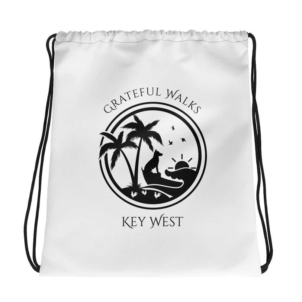 Grateful Walks Key West Drawstring bag