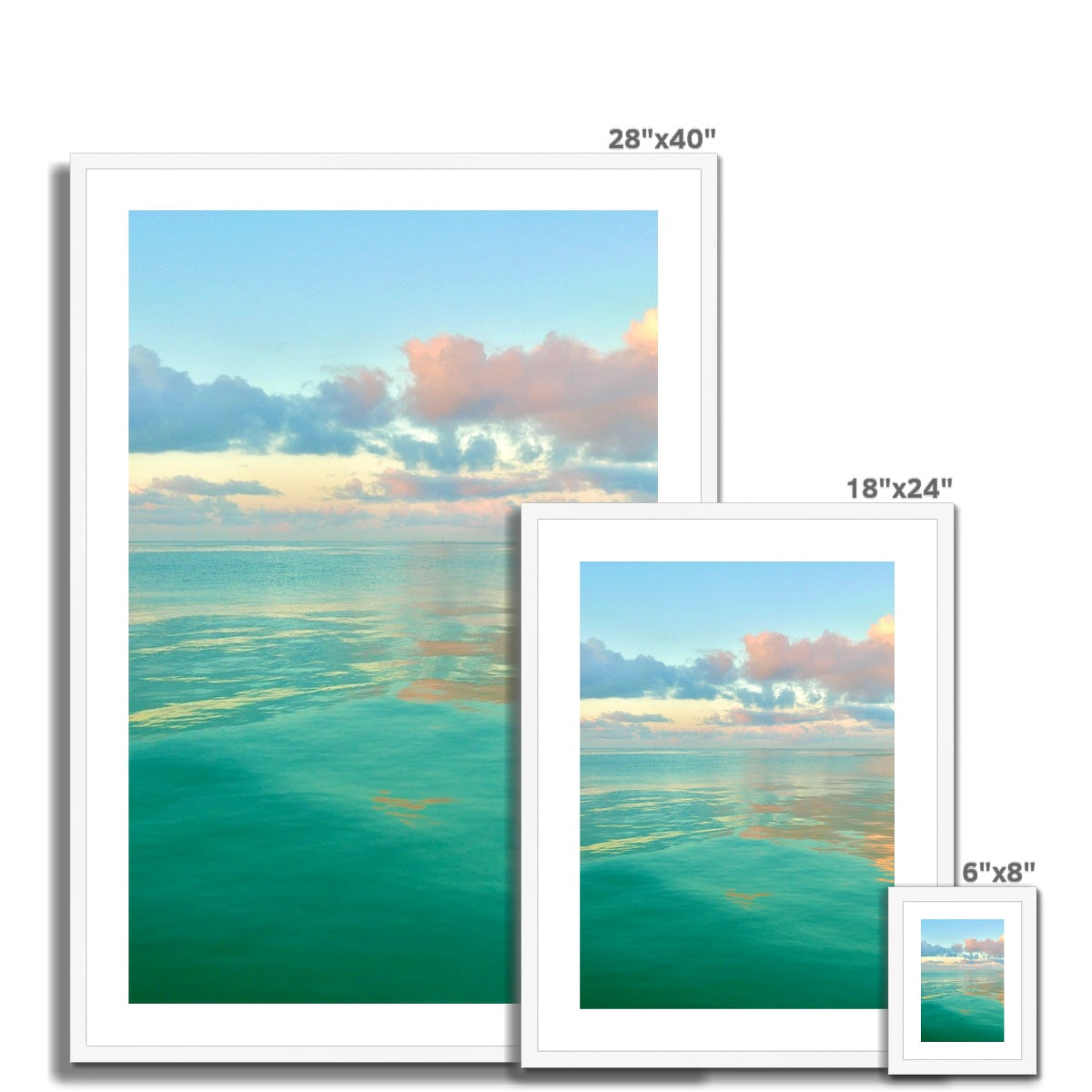 Rise and Float Framed & Mounted Print