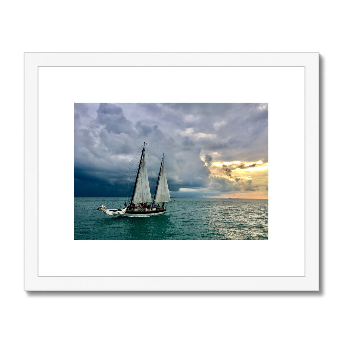 "Sailing Soul" Framed & Mounted Print