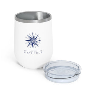 12oz Insulated Latitude Gratitude Wine Tumbler