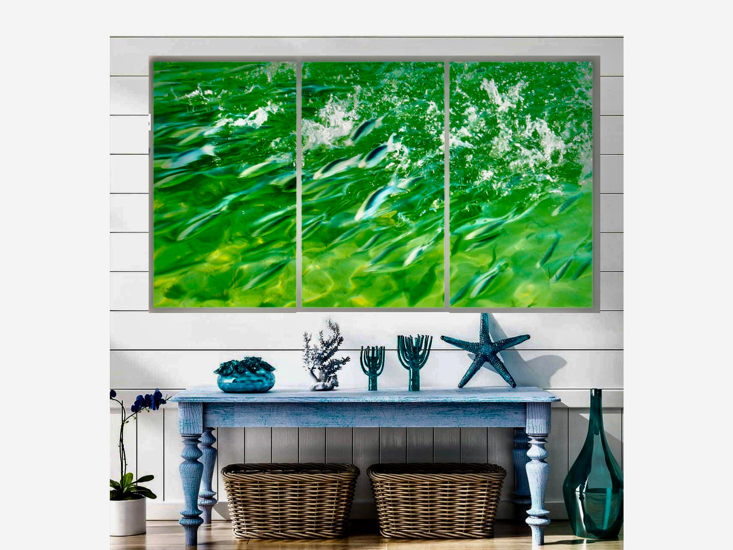 "The common good" three panel canvas