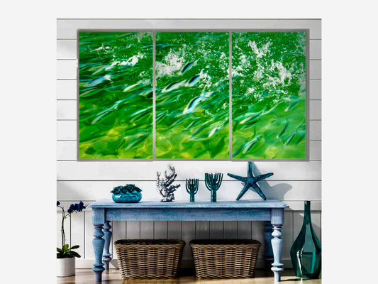 "The common good" three panel canvas