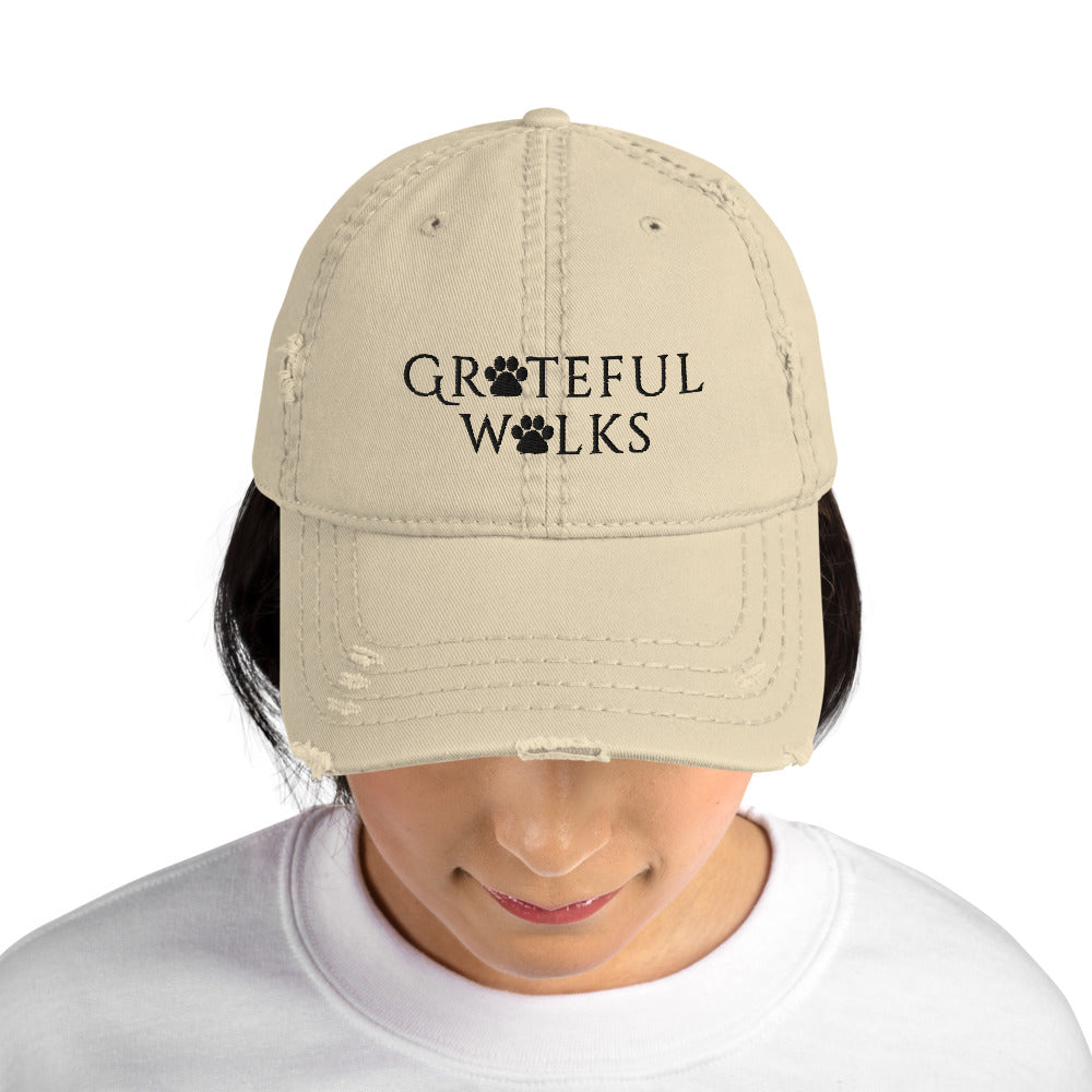 Distressed Grateful Walks hat