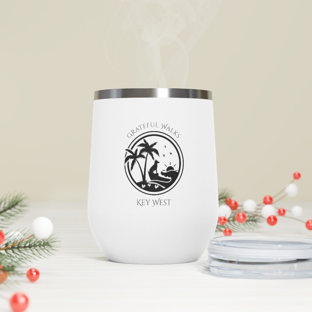 Grateful Walks Key West 12oz Insulated Wine Tumbler
