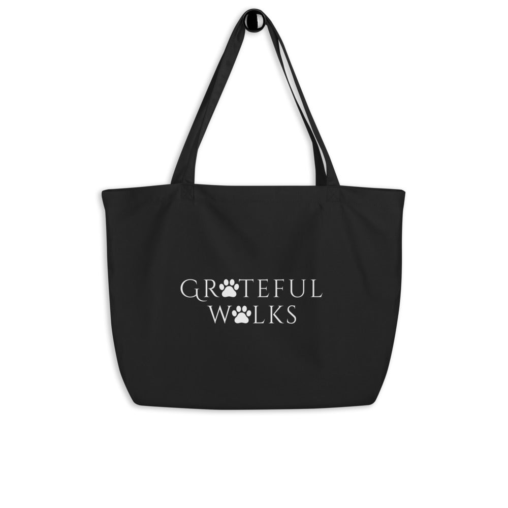 Large organic Grateful Walks tote bag