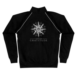 Latitude Gratitude Piped Fleece Jacket