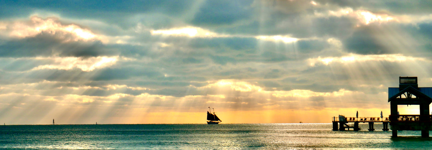 Soulful Sailor panoramic canvas