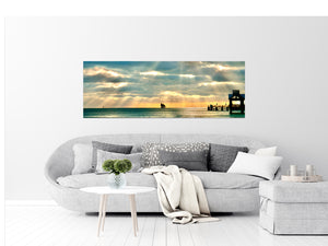 Soulful Sailor panoramic canvas