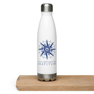 Latitude Gratitude Stainless Steel Water Bottle