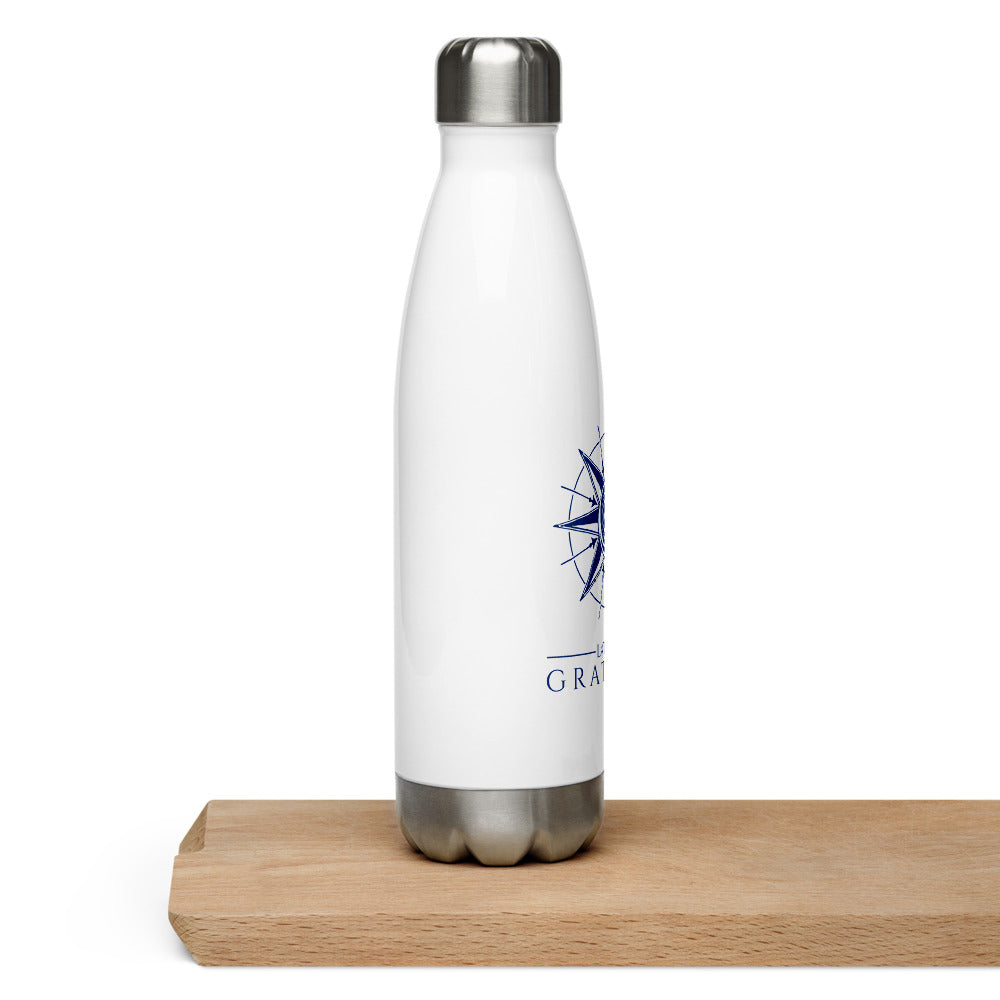 Latitude Gratitude Stainless Steel Water Bottle