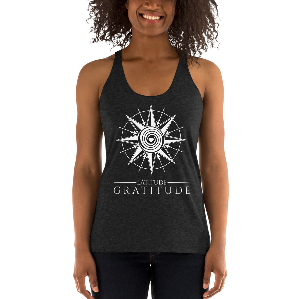 Women's Racerback Latitude Gratitude Tank