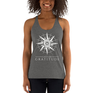 Women's Racerback Latitude Gratitude Tank