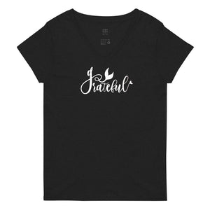 Women’s recycled Grateful Mermaid v-neck t-shirt