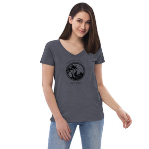 Women’s Grateful Walks Key West recycled v-neck t-shirt