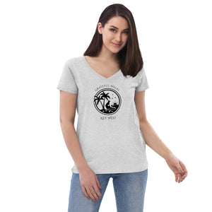 Women’s Grateful Walks Key West recycled v-neck t-shirt