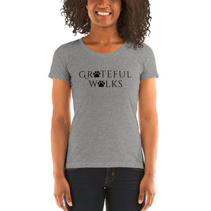 Ladies' short sleeve Grateful Walks t-shirt