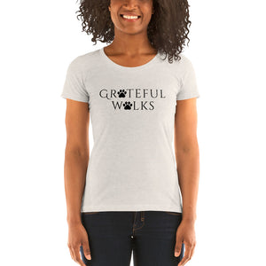 Ladies' short sleeve Grateful Walks t-shirt