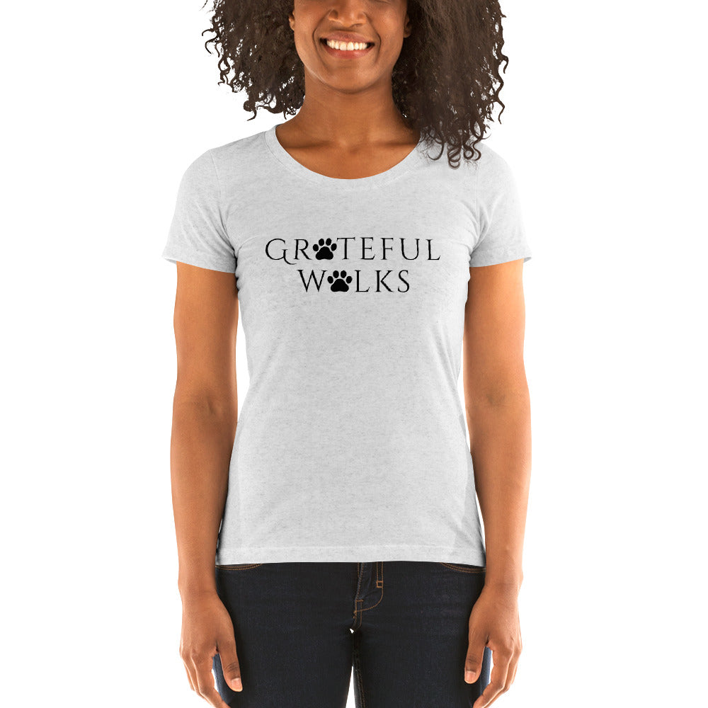 Ladies' short sleeve Grateful Walks t-shirt